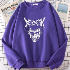 MAOKEI - Terrifying Devil Berserk SweatShirt - 1005004536732049-Beige-S-China