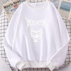 MAOKEI - Terrifying Devil Berserk SweatShirt - 1005004536732049-Beige-S-China