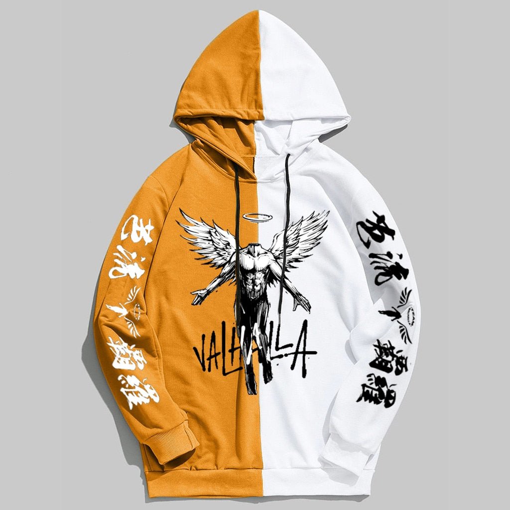 MAOKEI - Valhalla Gang Hoodie Vintage Style - 1005003884169037-YW-R237h-R133-R134-XXS