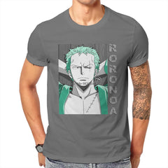 MAOKEI - Zoro Fashion Basic Style Slim T-Shirt - 1005003339408707-Black-XS