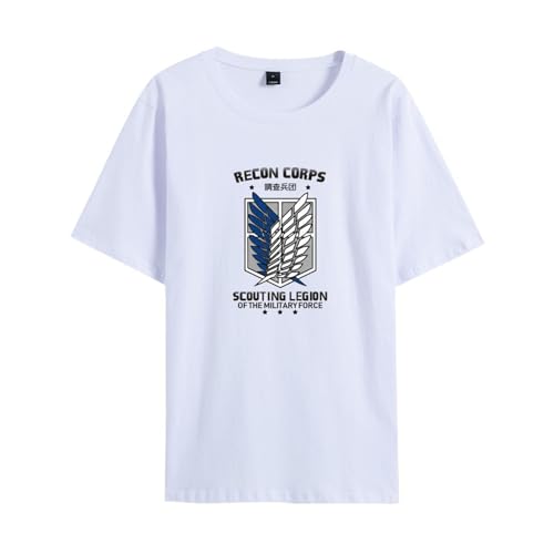 MAOKEI - AOT 3D Liberty Wings Style 4 White T-Shirt -