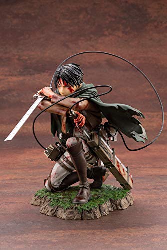 MAOKEI - Attack On Titans Levi Ackerman Fighting Blood Figure -