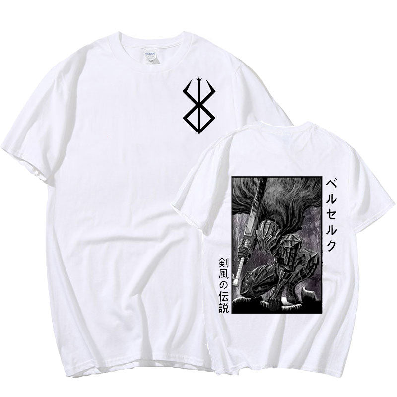 MAOKEI - Berserk Guts Big Swag T-Shirt - 1005003274983015-Black-XS