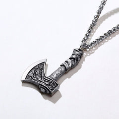 MAOKEI - Berserker Axe Necklace - 4001075262165-Stainless steel