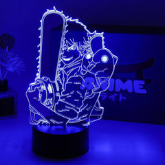 MAOKEI - Chainsaw Man 3D Led Night Light - 1005003514412623-A-7 colors no remote-China