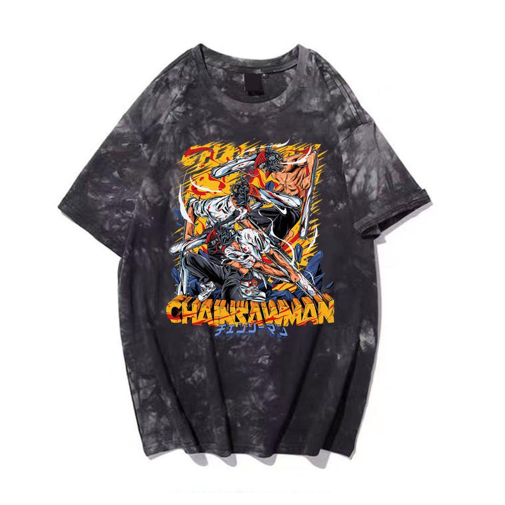 MAOKEI - Chainsaw Man Denji Shirt - 1005004913472245-Black-XS
