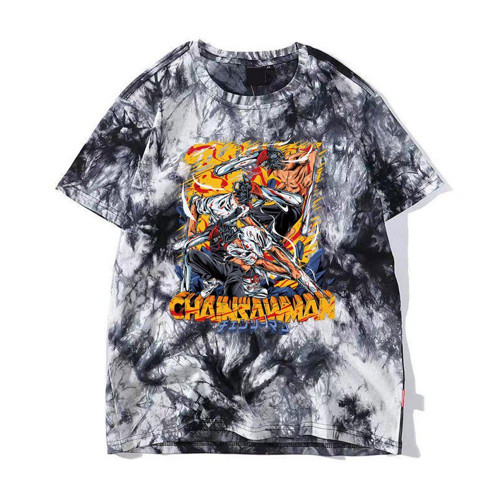 MAOKEI - Chainsaw Man Denji Shirt - 1005004913472245-Black-XS