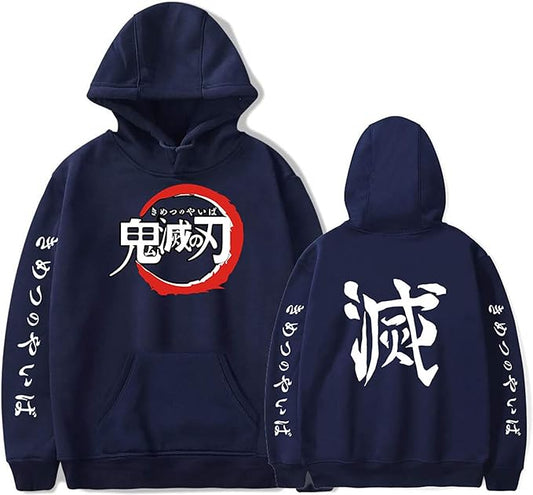 MAOKEI - Demon Slayer Official Anime Kanji Hoodie Style 1 - B08L91DP5H-3