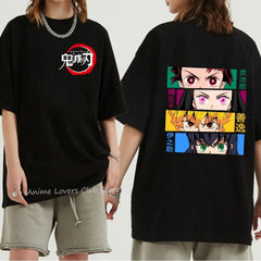 MAOKEI - Demon Slayer Tanjiro Team & Nezuko Shirt - 1005004974266632-style15-XS