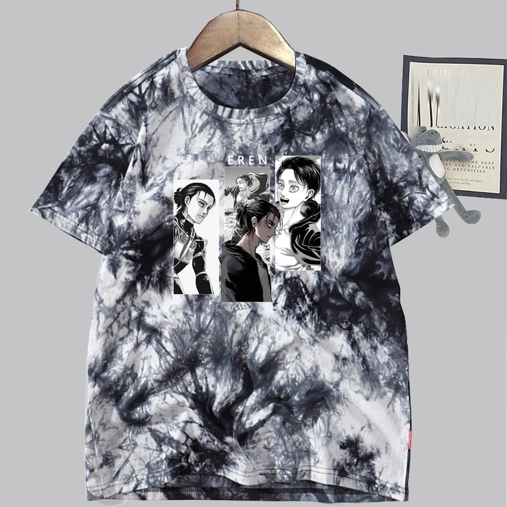 MAOKEI - Eren Fashion 3D T-shirt - 1005003187926679-White-XS