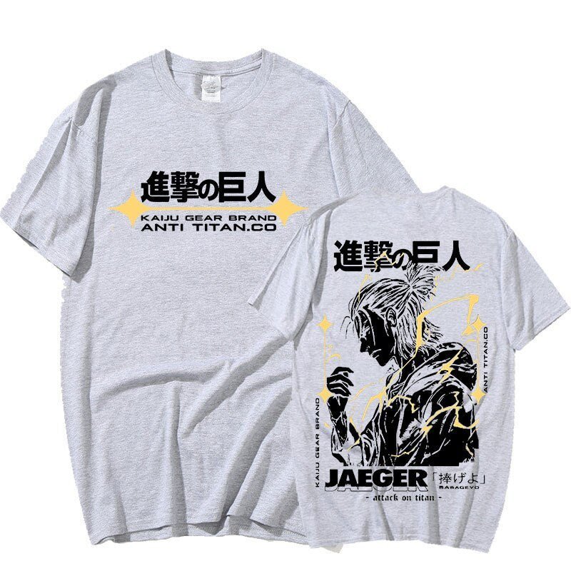 MAOKEI - Eren Jaeger New Style Fashion Shirt - 1005004292057899-Black-XS