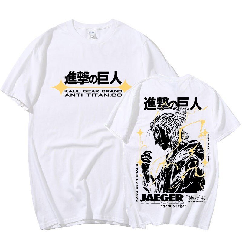 MAOKEI - Eren Jaeger New Style Fashion Shirt - 1005004292057899-Black-XS