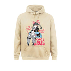 MAOKEI - Fire Force Tamaki Handcraft Style Hoodie - 1005003408240695-Black-S