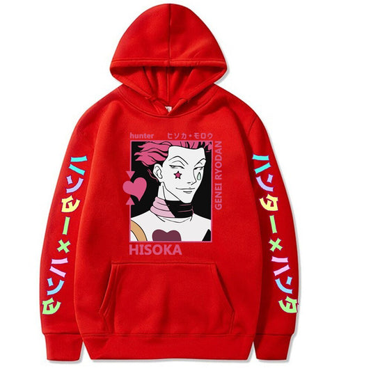 MAOKEI - Hunter X Hunter Hisoka Special Hoodie - 1005002248110546-red-XS