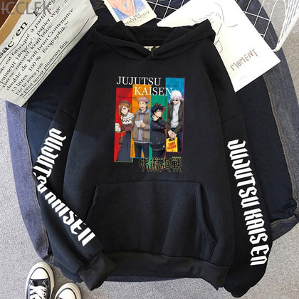 MAOKEI - Jujutsu Kaisen Gojo Team Night Style Hoodie - 1005003719290612-Black-S