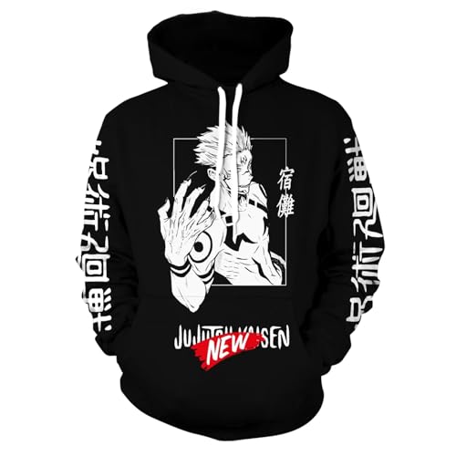 MAOKEI - Jujutsu Kaisen Ryomen Sukuna Cool Pose 1 Hoodie - B0CJTDQZL5