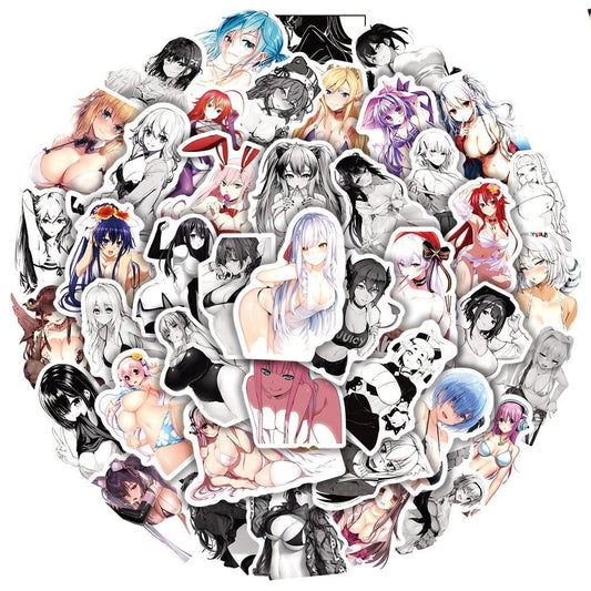 MAOKEI - Mixed Beauty Hentai Characters Stickers - 1005004026253269-10pcs