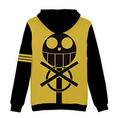 MAOKEI - One Piece Heart Pirate Emblem Epic Hoodie Style 1 - B0CLPJMY2X