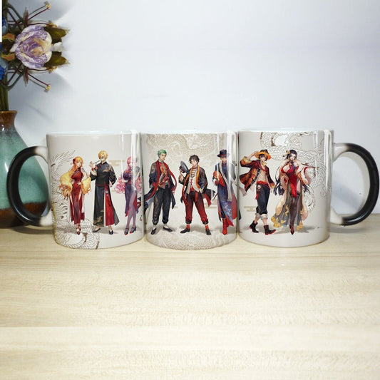 MAOKEI - One Piece Luffy Friends Magic Mug - 4001106293979-mug