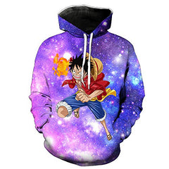 MAOKEI - One Piece Luffy Marine War Skylight Hoodie - B07VP5MXK6