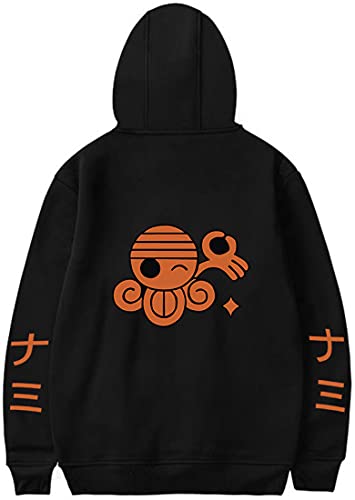 MAOKEI - One Piece Nami Special Emblem Epic Hoodie - B09MTKP1X5