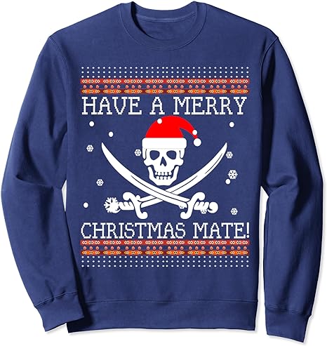 MAOKEI - One Piece Pirate Emblem Christmas Sweater - B07HM5R4P2