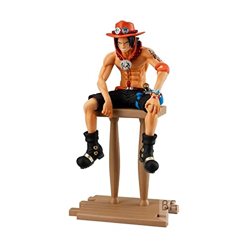 MAOKEI - One Piece Portgas.D.Ace Sitting Epic Statue -