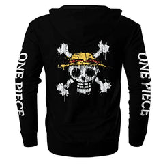 MAOKEI - One Piece Special Emblem Graffiti Art Hoodie Style 2 - B0CHY9MRJV