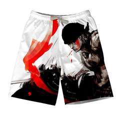 MAOKEI - One Piece Zoro Red Short - 33033015757-3-M