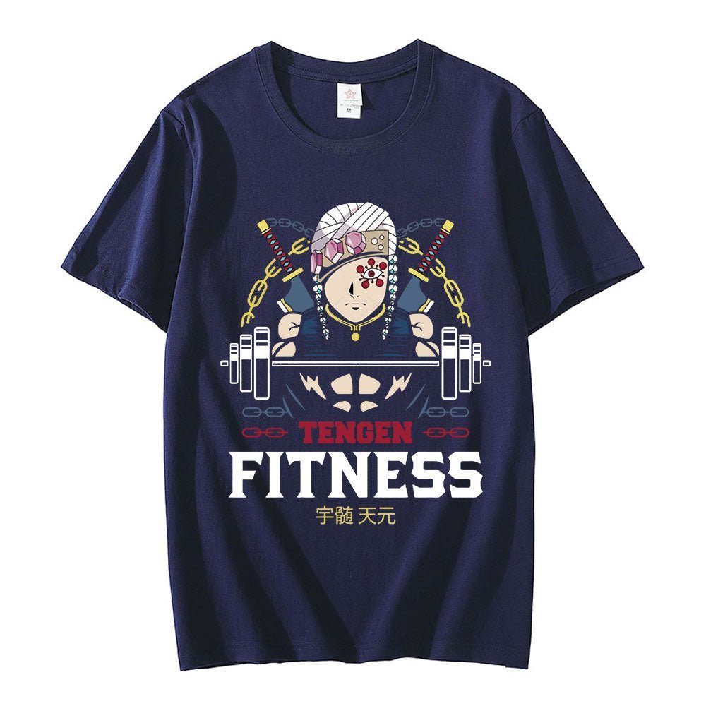 MAOKEI - Tengen Uzui Fitness T-Shirt - 1005004791778128-Black-XS